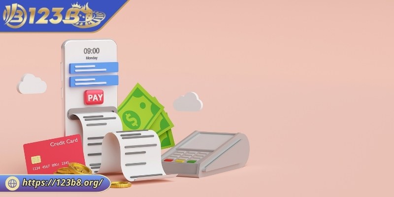 3 bước thực hiện rút tiền 123B